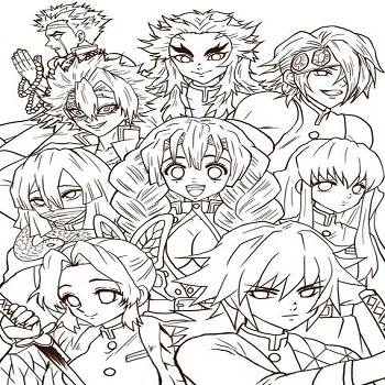 Anime Coloring Pages